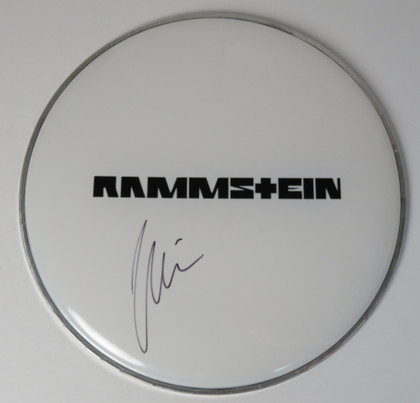 Rammstein Signed Drumhead FF51813