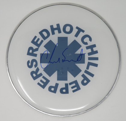 Red Hot Chili Peppers Signed Drumhead LH-FF51091