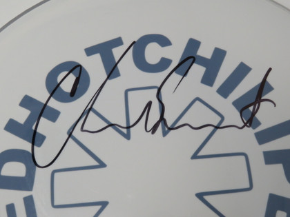 Red Hot Chili Peppers Signed Drumhead AS68901