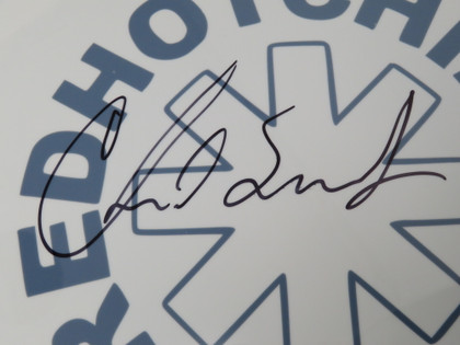 Red Hot Chili Peppers Signed Drumhead AS68900