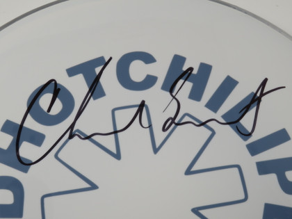Red Hot Chili Peppers Signed Drumhead AS68902