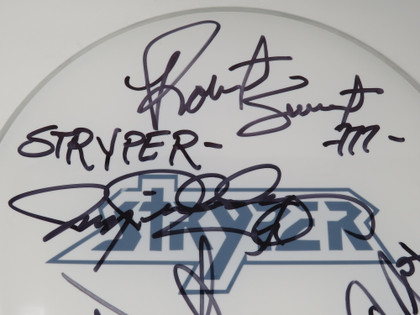 Stryper Signed Drumhead LH-AS68418