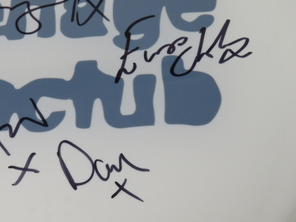 Teenage Fanclub Signed Drumhead FF67791