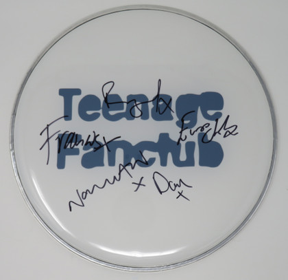 Teenage Fanclub Signed Drumhead FF67791