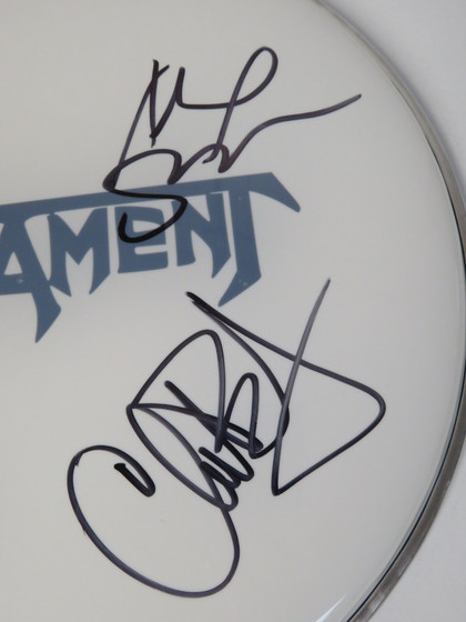 Testament Signed Drumhead LH-FF51864