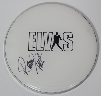 Elvis Presley Band Signed Drumhead LH-DD63874