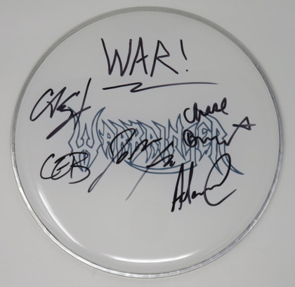 Warbringer Signed Drumhead QQ34927
