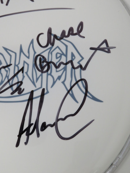 Warbringer Signed Drumhead QQ34927