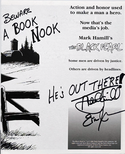 Mark Hamill Signed Black Pearl Comic Promo