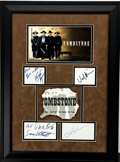 Tombstone Cast Signed Memorabilia
