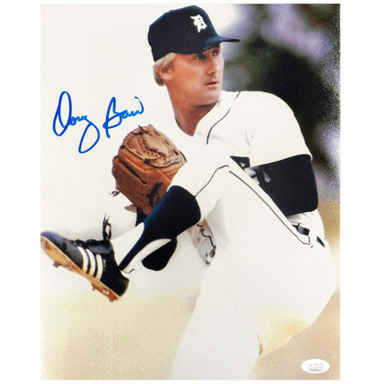 Doug Bair Signed Detroit Pose 3 Baseball 8x10 Photo (JSA)