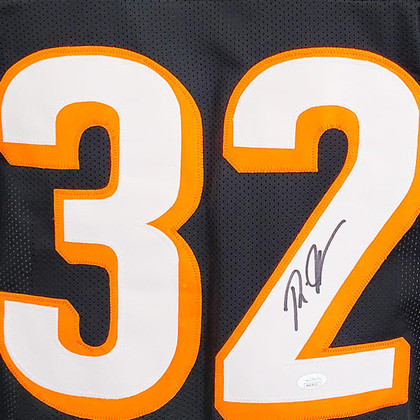 Rudi Johnson Signed Cincinnati Black Football Jersey (JSA)