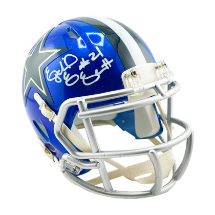 Ezekiel Elliott Signed Dallas Cowboys Flash Mini Football Helmet (Beckett)