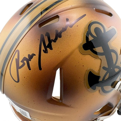 Roger Staubach Signed Navy Midshipmen Speed Mini Football Helmet (Beckett)