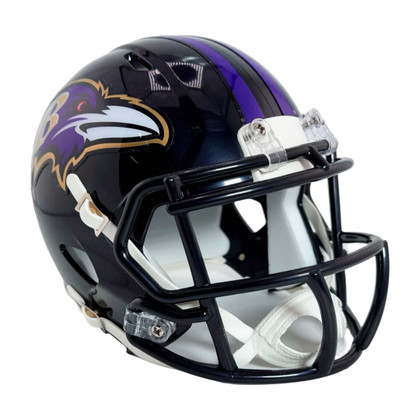 Rashod Bateman Signed Baltimore Ravens Speed Mini Football Helmet (Beckett)