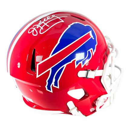 Jim Kelly Signed Buffalo Bills 1987-01 Speed Full-Size Replica Football Helmet (JSA)