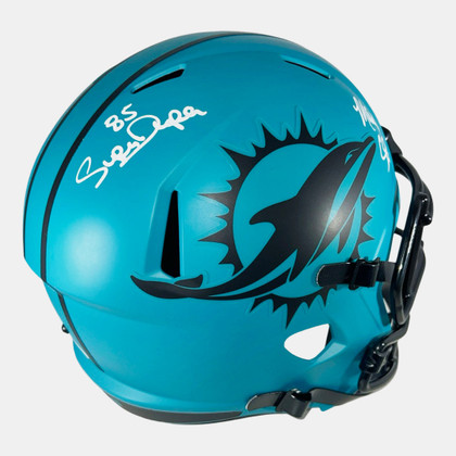 Marks Brothers Signed Miami Dolphins Rave Full-Size Replica Football Helmet (JSA)