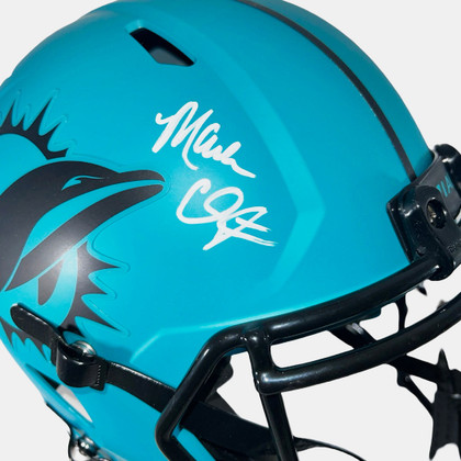 Marks Brothers Signed Miami Dolphins Rave Full-Size Replica Football Helmet (JSA)
