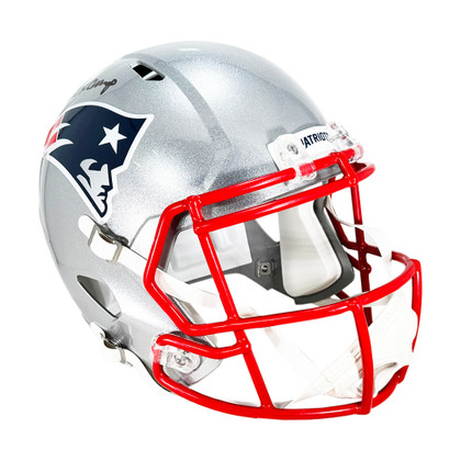 Corey Dillon Signed XXXIX Champ Inscription New England Patriots Speed Full-Size Replica Football Helmet (Beckett)