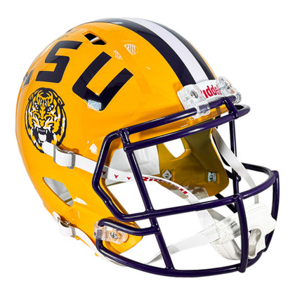 Patrick Peterson Signed LSU Tigers Speed Full-Size Replica Football Helmet (Beckett)