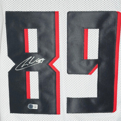 Charlie Woerner Signed Atlanta White Football Jersey (Beckett)