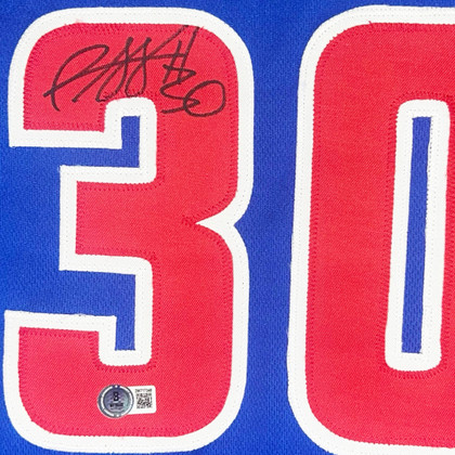Rasheed Wallace Signed Detroit Blue Basketball Jersey (Beckett)