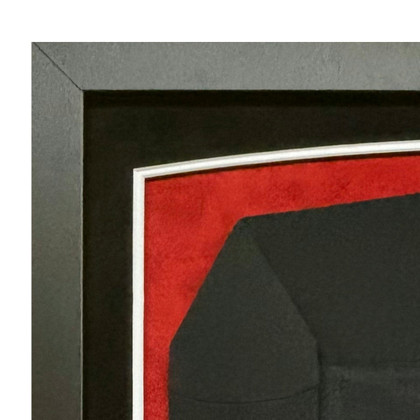 Andrew Shaw Signed Chicago Black Custom Suede Matte Framed Hockey Jersey (JSA)