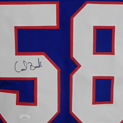 Carl Banks Signed Pro Edition Football Jersey Blue (JSA)