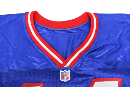 Giants Y.A. Tittle Authentic Signed Blue Wilson Authentic Jersey BAS #H92206