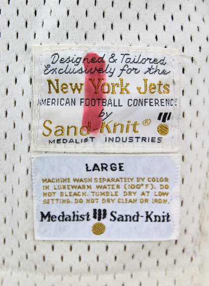 Jets Joe Namath Signed 1975-76 Game Used Jersey Graded A10! MEARS & BAS LOAs