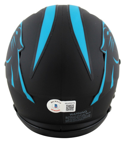 Panthers Luke Kuechly Authentic Signed Eclipse Speed Mini Helmet BAS Witnessed