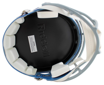 Giants Michael Strahan Authentic Signed Full Size Speed Rep Helmet BAS Witnessed