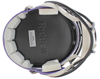 Vikings Adrian Peterson Authentic Signed Full Size Speed Rep Helmet BAS Witness