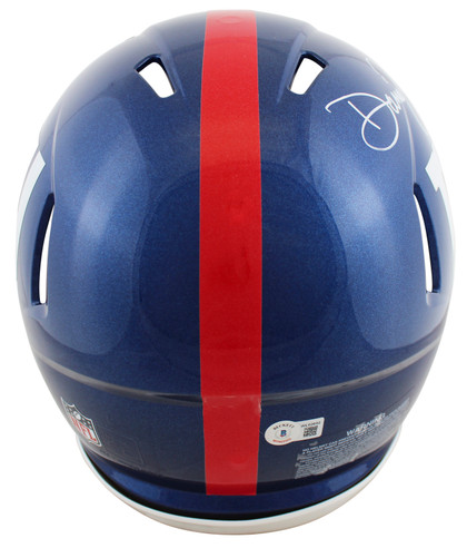 Giants Daniel Jones Authentic Signed Full Size Speed Proline Helmet BAS Witness