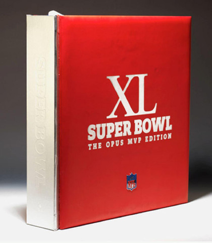 2006 Super Bowl XL Opus Signed All Living MVPs Starr, Brady, Aikman, Montana