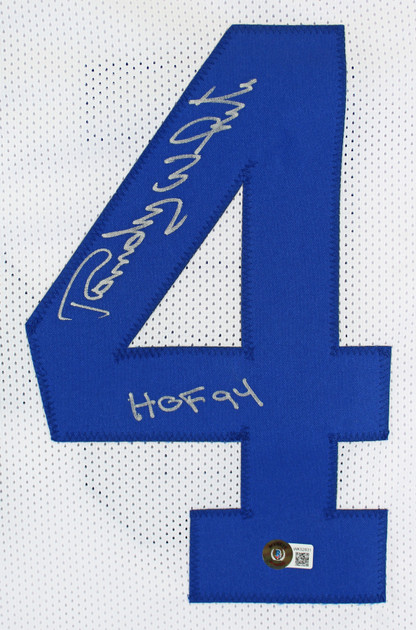 Randy White "HOF 94" Authentic Signed White Pro Style Jersey BAS Witnessed