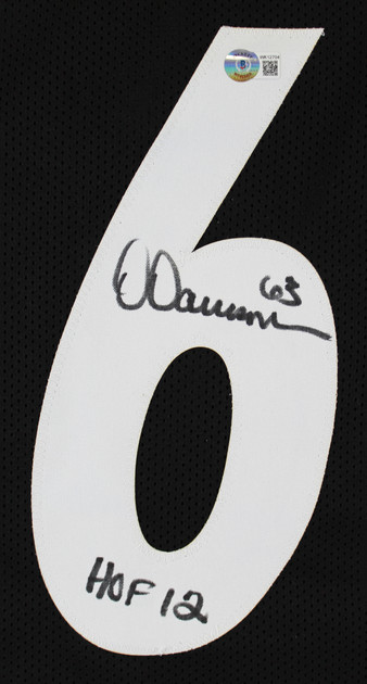 Dermontti Dawson "HOF 12" Authentic Signed Black Pro Style Jersey BAS Witnessed