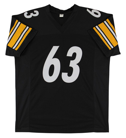 Dermontti Dawson "HOF 12" Authentic Signed Black Pro Style Jersey BAS Witnessed