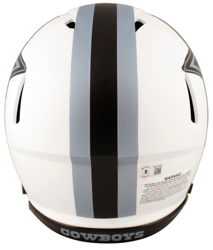 Cowboys Michael Irvin Authentic Signed Lunar Full Size Proline Helmet BAS Wit