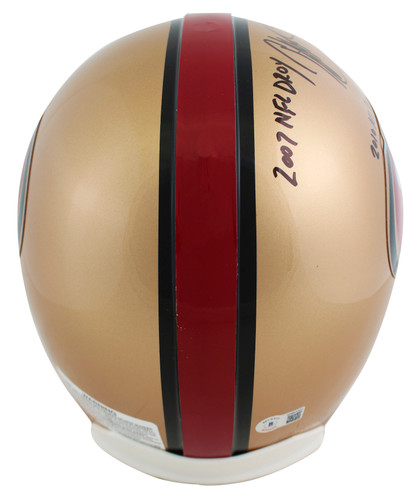 49ers Patrick Willis "3x Insc" Signed 96-08 TB Full Size Proline Helmet BAS Wit