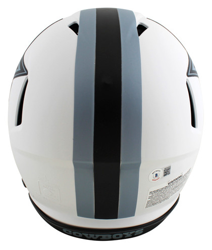 Cowboys Dak Prescott Signed Lunar Full Size Speed Proline Helmet BAS Witnessed