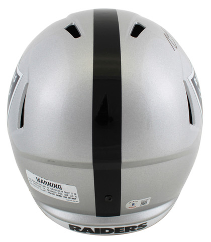 Raiders Davante Adams Authentic Signed Full Size Speed Rep Helmet BAS Witnessed