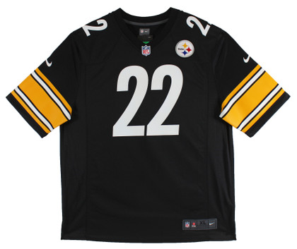 Steelers Najee Harris Authentic Signed Black Nike Jersey Autographed Fan COA