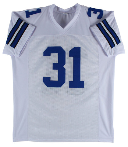 Roy Williams Authentic Signed White Pro Style Jersey Autographed BAS Witnessed