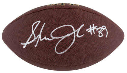 Rams Steven Jackson Authentic Signed Wilson Super Grip Nfl Football BAS Witness