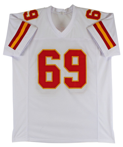 Jared Allen Authentic Signed White Pro Style Jersey Autographed BAS Witnessed