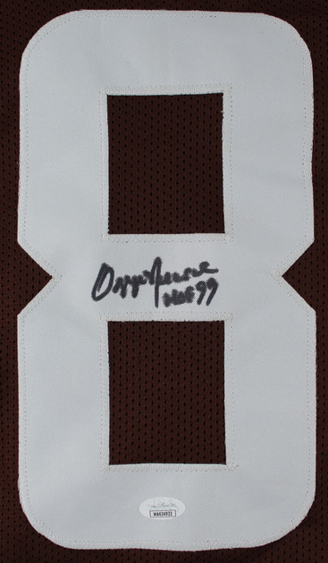 Ozzie Newsome "HOF 99" Authentic Signed Brown Pro Style Jersey JSA Witness