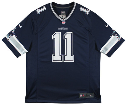 Cowboys Micah Parsons Signed Navy Blue Nike Game Jersey w/ Silver Sig Fanatics