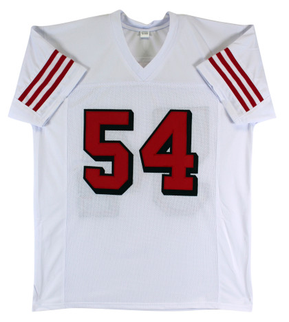 Fred Warner Signed White Pro Style Jersey w/ Dropshadow & Silver Sig BAS