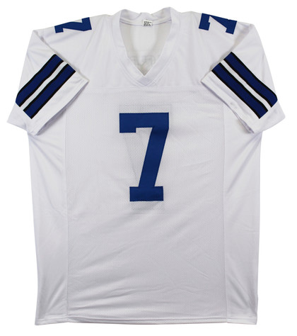 Trevon Diggs Authentic Signed White Pro Style Jersey Autographed BAS